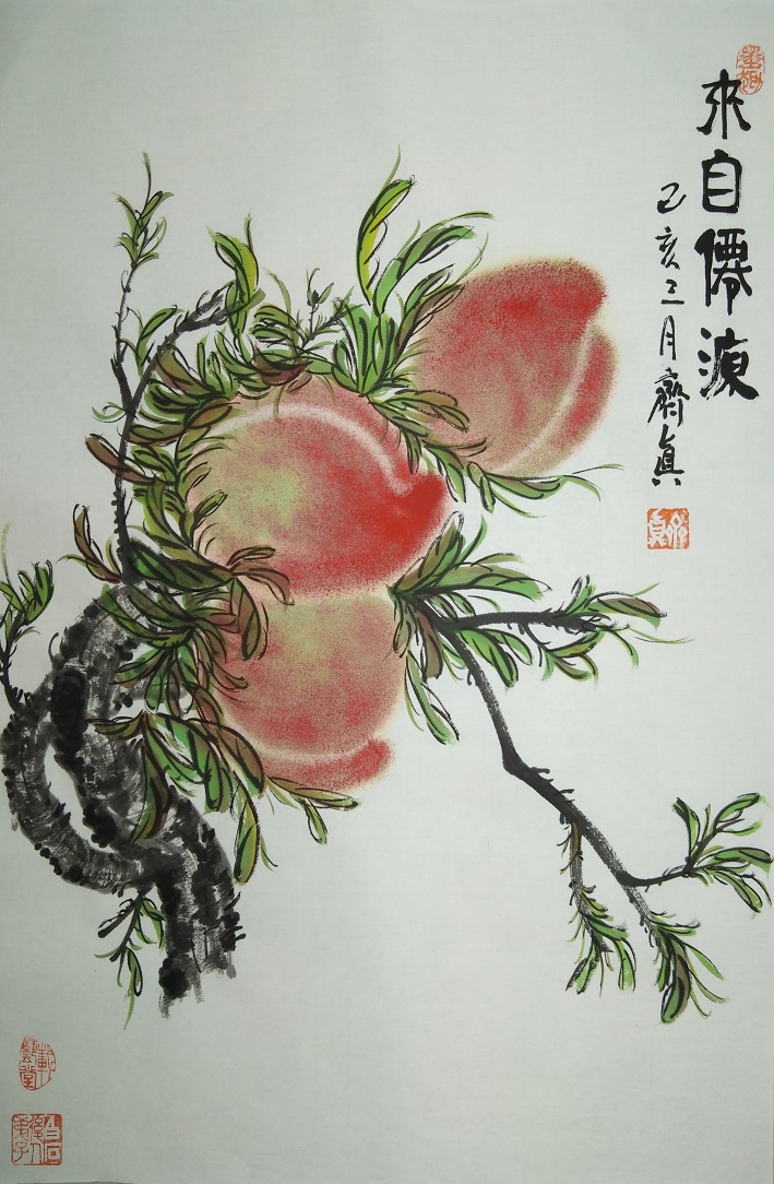 师从于:齐白石长嫡孙女_齐惠娟;中国猴王_王春林;当代寿仙桃艺术巨擘